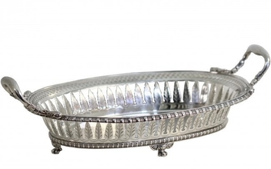 A Fine 19th Century Sterling Silver Basket