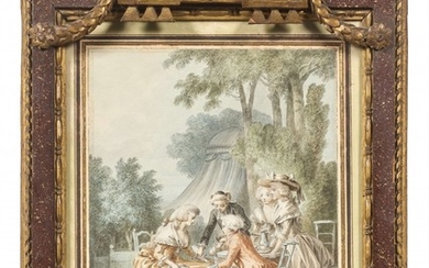 Jean-Baptiste HUET Paris, 1745 - 1811 Le Déjeuner