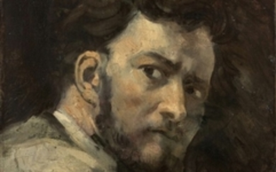 Jean-Baptiste CARPEAUX Valenciennes, 1827 - Courbevoie, 1875 Portrait présumé de Joseph Osbach