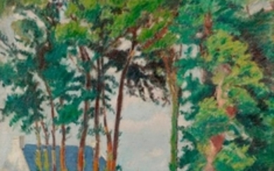 Jean PUY (1876 1960) Paysage animé à Bénodet, 1912…