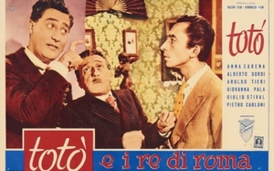 Lotto di 11 fotobuste per Toto’ e i Re di Roma