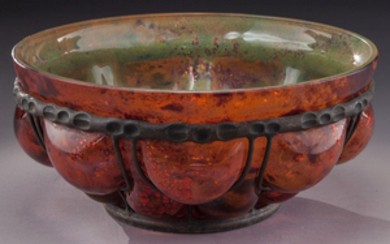 Majorelle & Daum art glass bowl