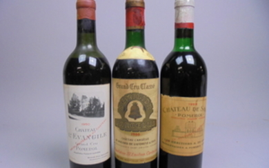 Mixed lot Right Bank Bordeaux 1950/1966/1969
