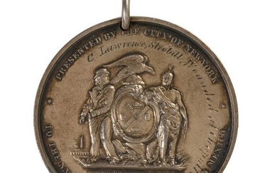 New York City Silver Mexican War Medal of C.L. Strobill
