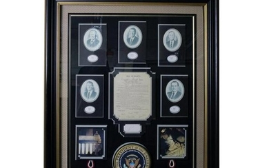Presidential Signatures Ford Carter Reagan SIGNED