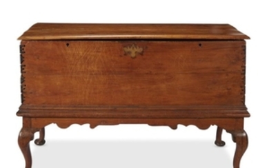 Queen Anne cedar chest-on-frame Bermuda, 18th century H: 31...