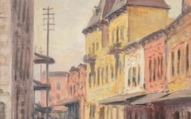 Rolla Taylor (1872-1970), The Old Courthouse on Soledad