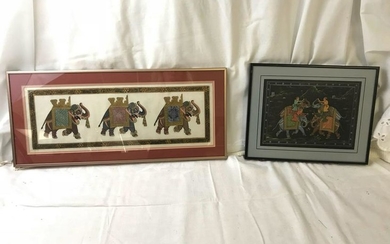 SetÂ OfÂ Indian Elephant Paintings