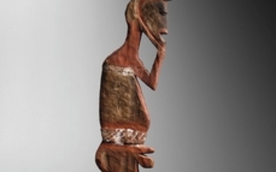 A Tobacco Crop Guardian Figure, Sokop Madub, Torres Strait Islands Circa 1888