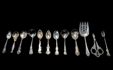 Lot of Various Sterling Silver and Other Flatware.