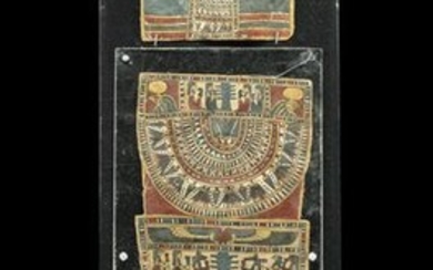 Romano Egyptian Painted Cartonnage Ensemble for a Child