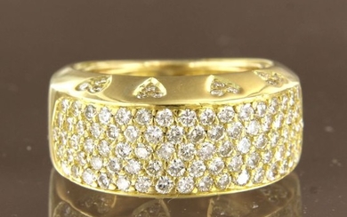 18 kt. Yellow gold - Ring - 2.30 ct Diamond