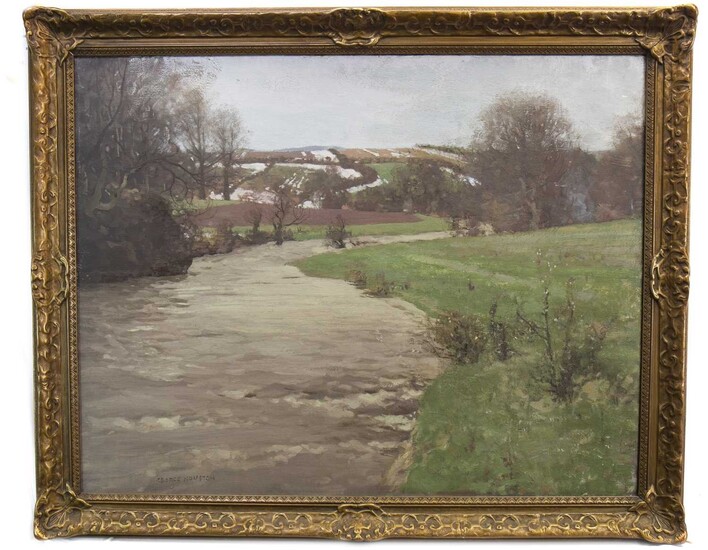 SPRING, AN OIL BY GEORGE HOUSTON