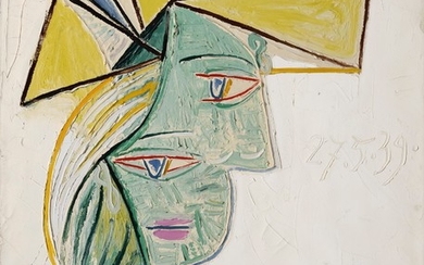 BUSTE DE FEMME AU CHAPEAU, Pablo Picasso