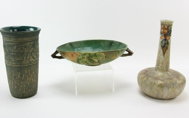 Three Art Pottery Pieces