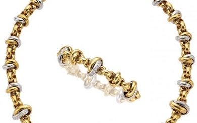 55021: Diamond, Gold Jewelry Suite Stones: Full-cut di