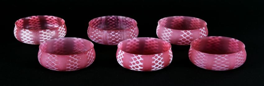 (6) Berry Bowls, Consolidated Art Glass