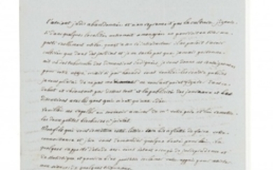 AUGUSTE PYRAME DE CANDOLLE (1778-1841) Lettre autographe signée à G. de Gérando
