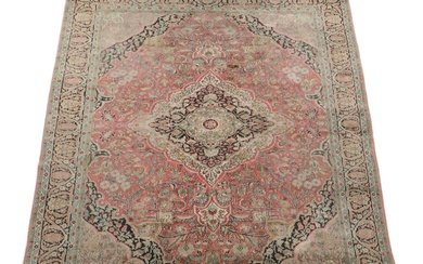 8'10 x 12'11 Hand-Knotted Persian Tabriz Room Sized Rug