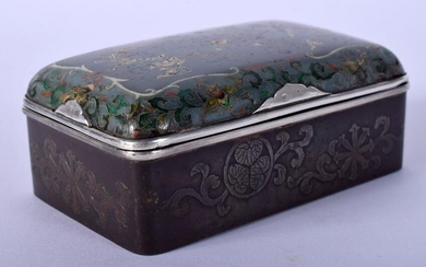A 19TH CENTURY JAPANESE MEIJI PERIOD MIXED METAL SILVER