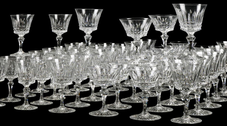 A BACCARAT 'BUCKINGHAM' PATTERN CUT-GLASS PART TABLE-SERVICE, 20TH CENTURY, ACID ETCHED FACTORY MARKS