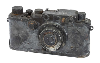 A Fire Damaged Leica IIIc Rangefinder Camera