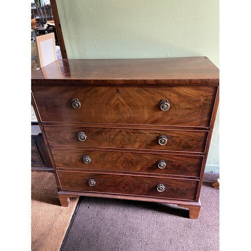 A Georgian/ Victorian Secraitaire chest of drawers designed ...