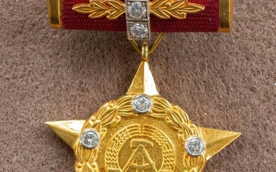 A Golden Star of "Hero of the German Democratic Republic", Awarded to Valery Bykovsky in 21 September 1978.