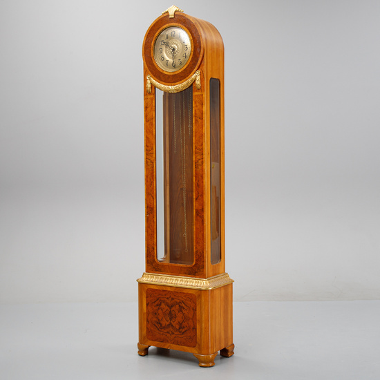 A Gustavian style floor clock, first half of the 20th century.