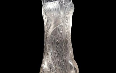 A Lalique Sirenes Bud Vase