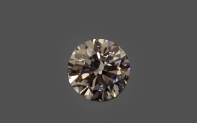A Loose Round Brilliant Cut Diamond, weighing 0.82 carat approximately...