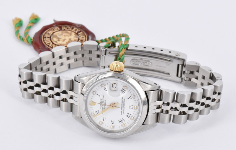 A ROLEX OYSTER PERPETUAL DATEJUST 1988 WRISTWATCH