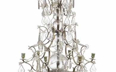 A Swedish rococo style chandelier. 19th century H. 85 cm. Diam. 55 cm. – Bruun Rasmussen Auctioneers of Fine Art