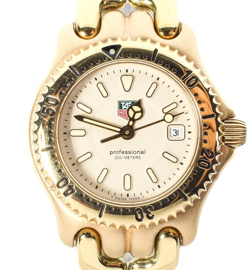 A Tag Heuer Professional 200m ladies quartz wristwatch