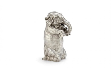 A Victorian silver novelty claret jug by James Barclay Hennell