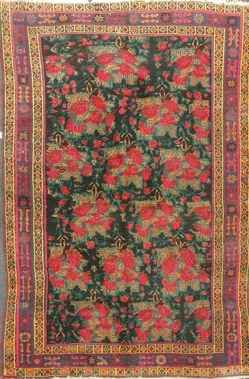 A beluchi rug with floral field, 240 x 157cm
