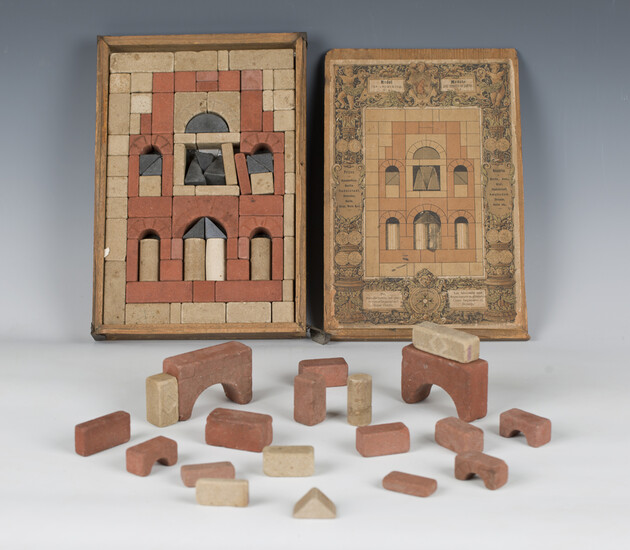 A cased set of 'Richter's Anchor Blocks', No. 10 new series, together with another se
