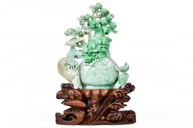 A Jadeite Vase, Chinese