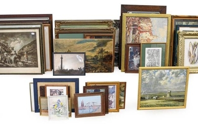 A large collection of mainly 20th century prints after old...