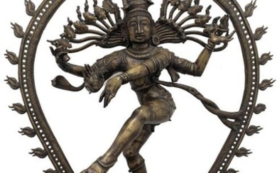A very large 144 cm Shiva Nataraja in bronze (1) - Bronze - India - Second half 20th century