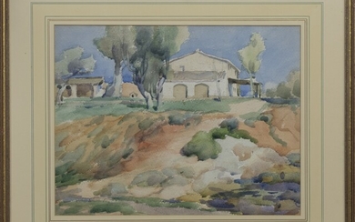AN UNTITLED WATERCOLOUR BY ANDREW ARCHER GAMELY