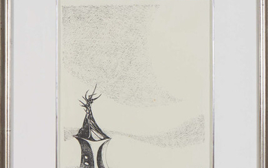 AREAL, António Litografia sobre papel, 49 x 33 cm.