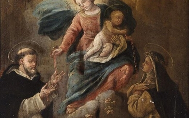 ARTISTA LOMBARDO DEL XVII SECOLO Madonna with Child