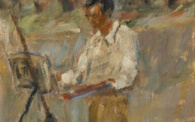 ARTURO TOSI (1871-1956) Pittore olio su