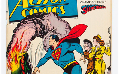 Action Comics #145 (DC, 1950) Condition: GD/VG. Superman cover...