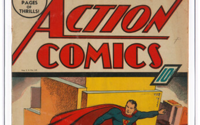 Action Comics #7 (DC, 1938) CGC VG/FN 5.0 White...