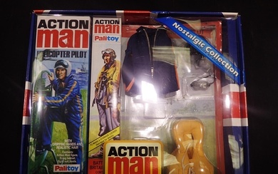 Action Man 40th anniversary nostalgic collection, helicopter...