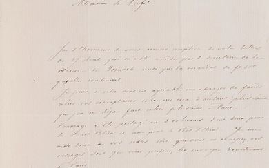 Adolphe Braun (1812 - 1877) Correspondance... - Lot 21 - Ader