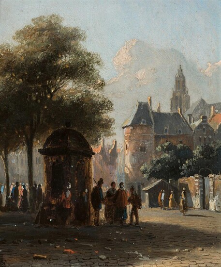 (-), Adrianus Eversen (Amsterdam 1818 - Delft 1897)...