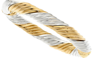 Al-Ba Gold Bracelet Metal: 18k white and yellow gold...